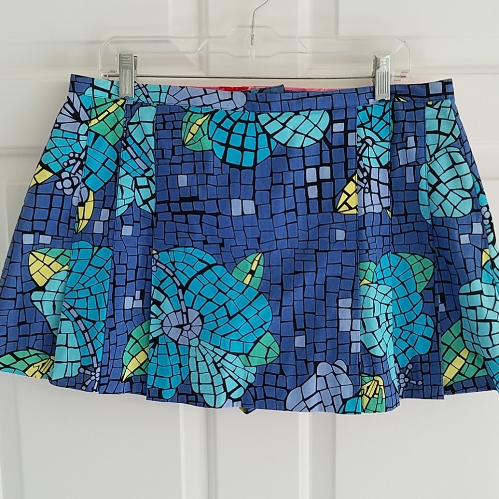 Pleated skort